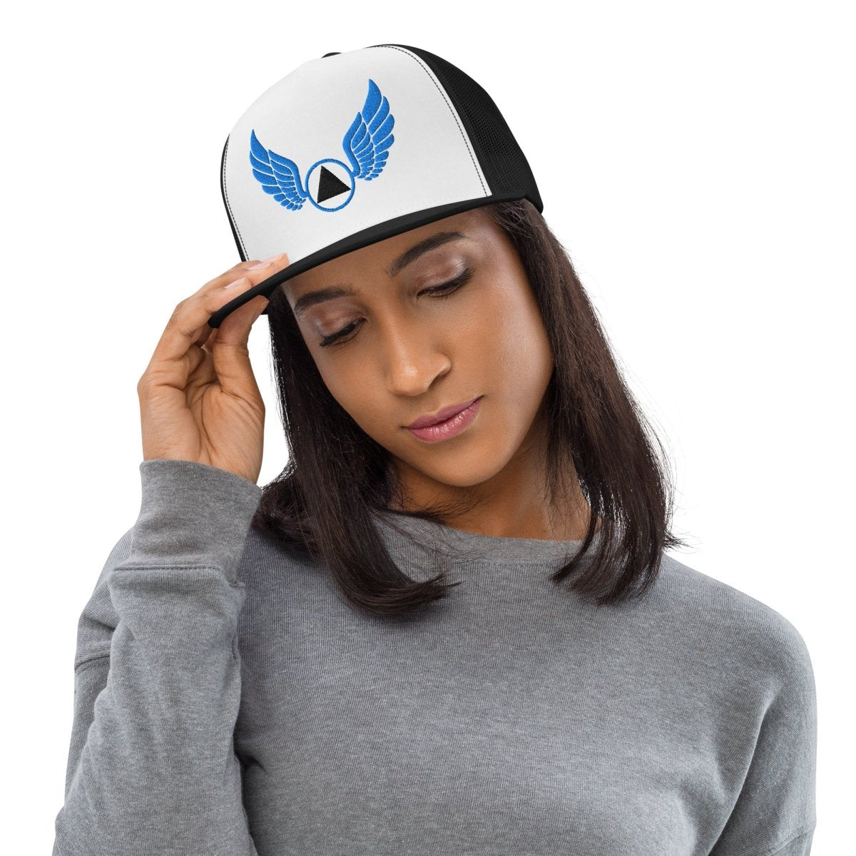 Wings of Recovery Embroidered Trucker Cap - Adjustable Snapback Hat for Men & Women - Perfect for Outdoor Activities, Sports, and Casual Wear