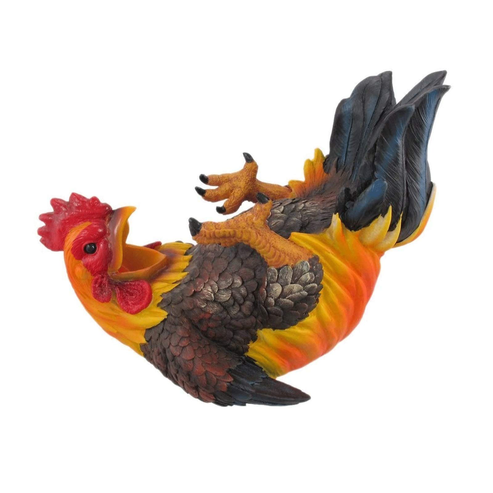 Zxb-Shop Rooster Wine Bottle Holder - Rustic Country Farm Kitchen Decor, Tabletop Wine Stand & Rack for Home, Office, or Bar Decoration | Perfect Gift for Wine Lovers & Farmhouse Style Enthusiasts