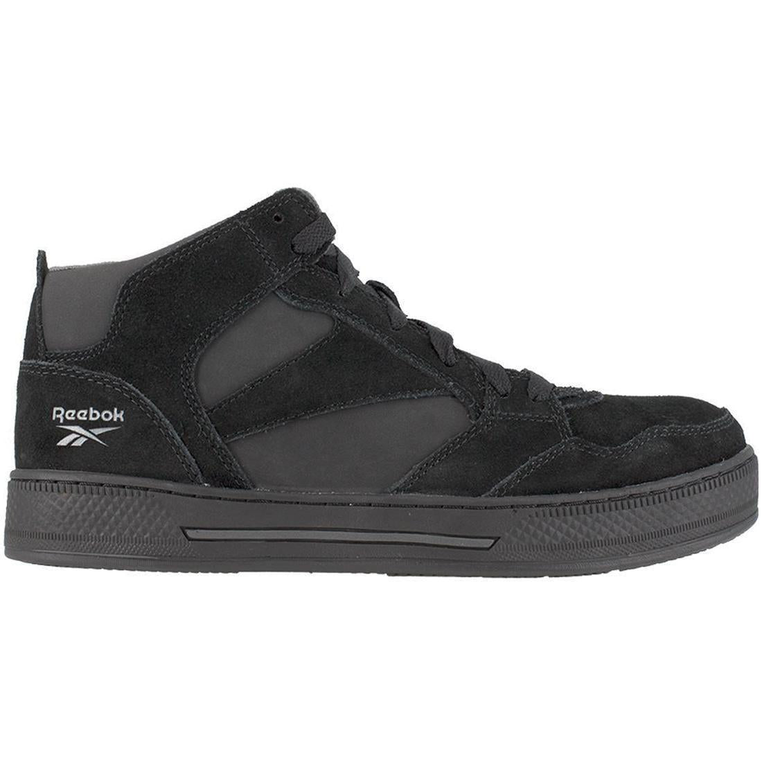 Dayod Composite Toe Athletic Work Shoes for Men - Lightweight Safety Shoes with Slip Resistant Sole, Black - Perfect for Construction, Warehouse & Industrial Work