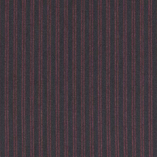 Charcoal/Red Twin Stripe