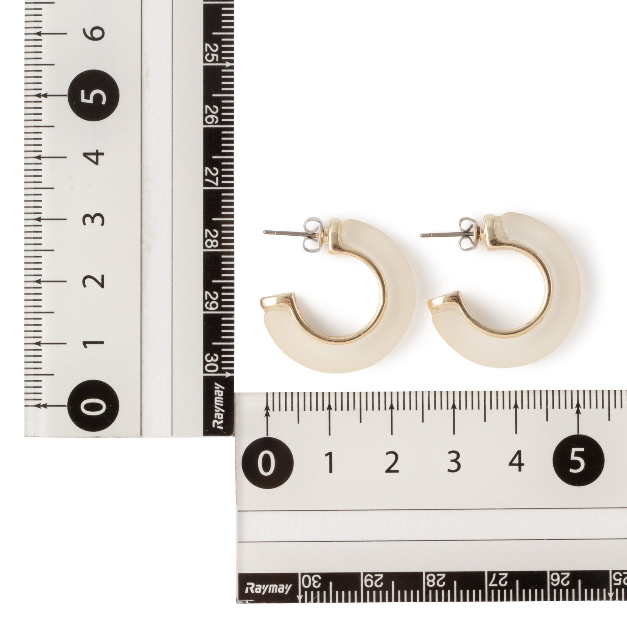 Mia Pierce Hoop Earrings for Women - Trendy Gold Plated Dangle Hoops | Perfect for Parties, Weddings & Everyday Wear