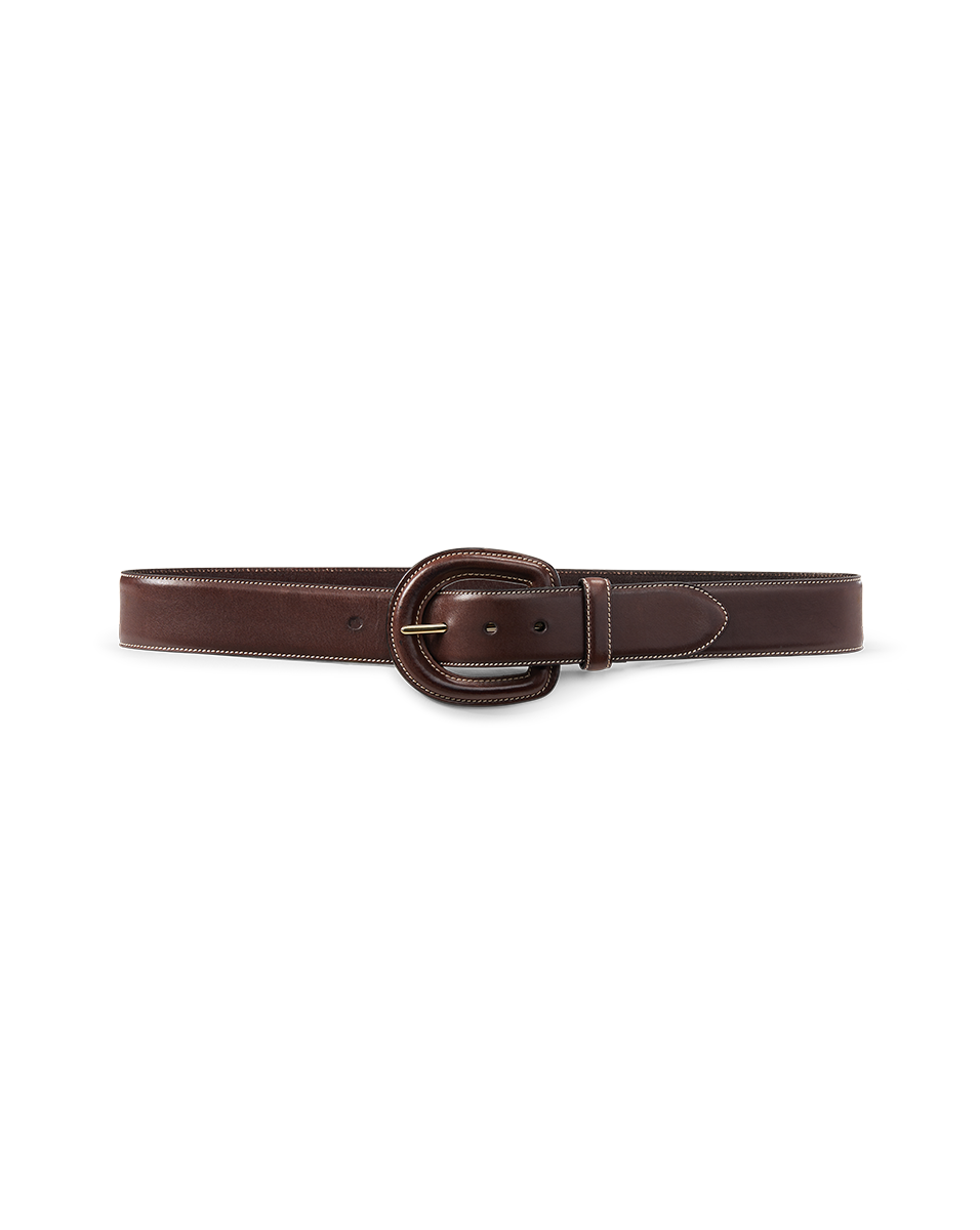 Genuine Aloe Leather Belt for Men - Premium Brown Dress Belt - Perfect for Office, Business, and Formal Occasions