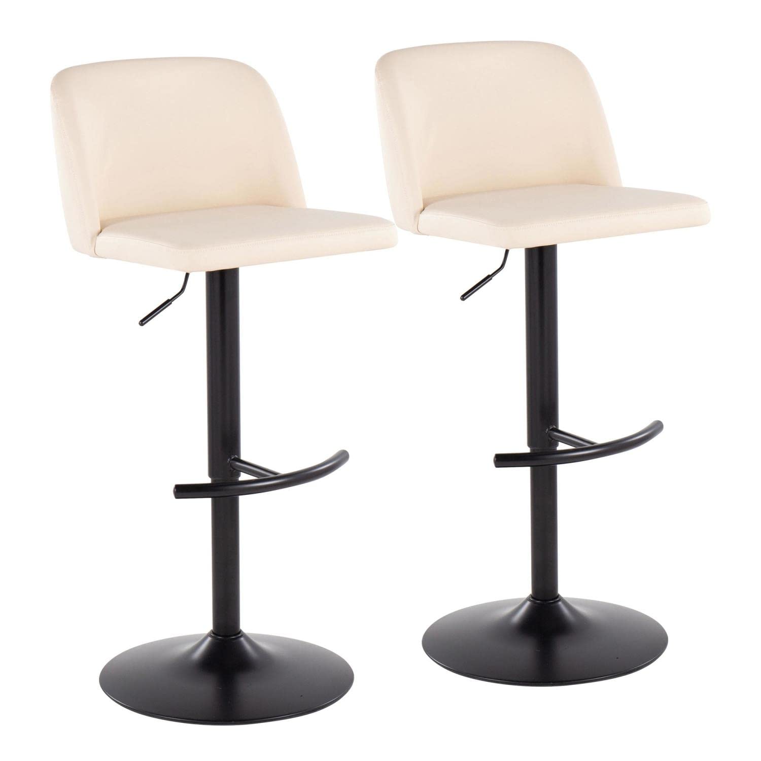LumiSource Toriano Adjustable Bar Stool Set of 2 - 24