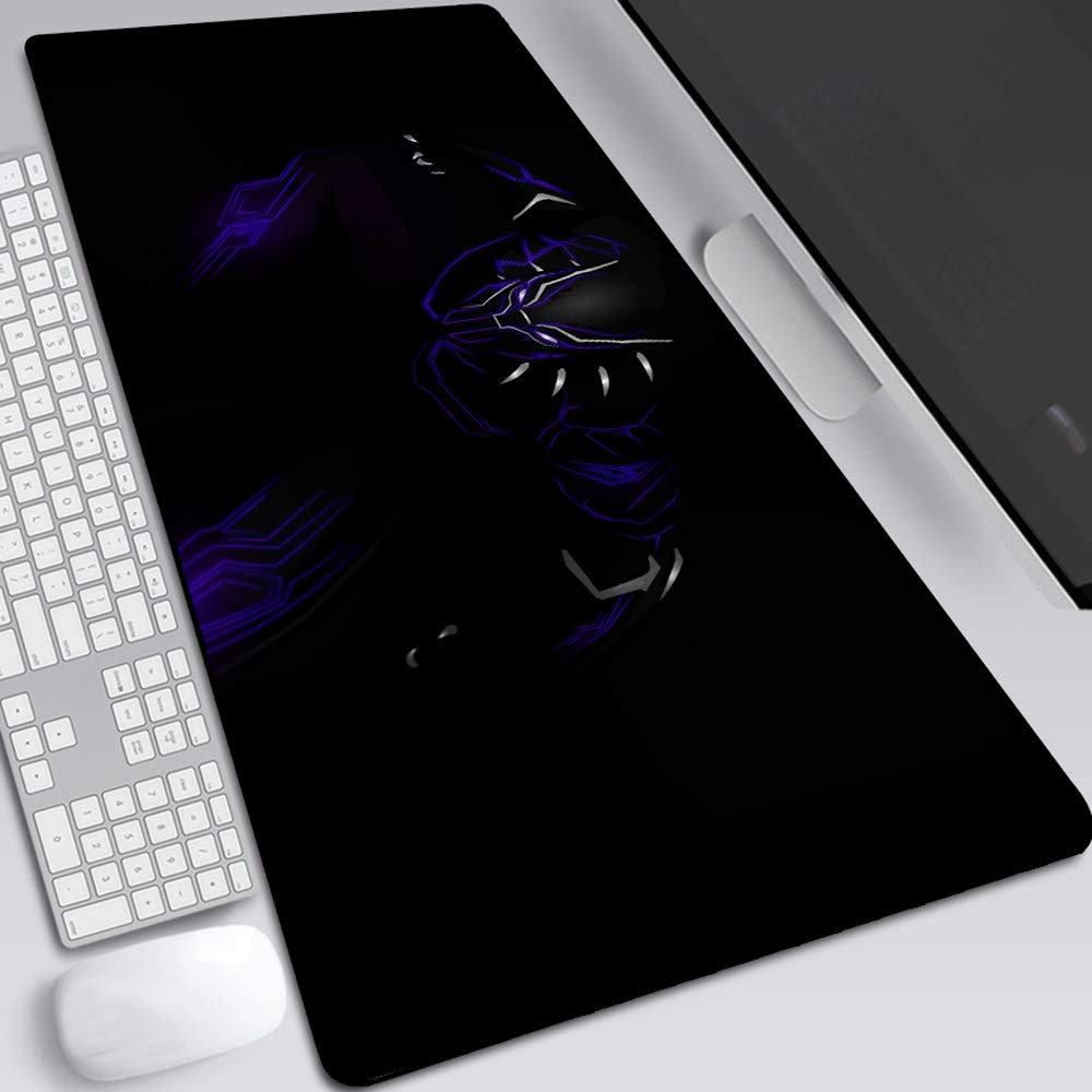 Marvel Avengers Black Panther Large Gaming Mouse Pad (31.5x11.8 Inches) - Non-Slip Rubber Base, Extended Desk Mat for PC, Laptop, Office & Gaming Setup - Perfect for Marvel Fans & Esports Enthusiasts