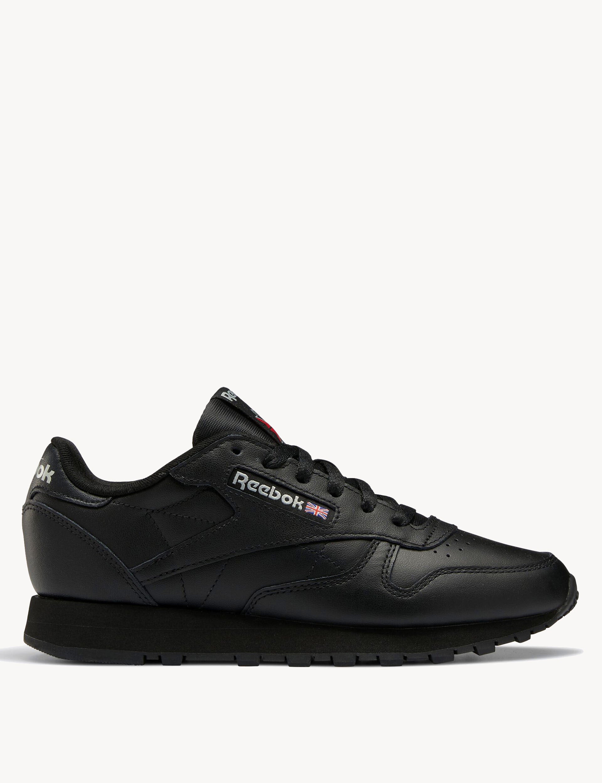 Classic Leather Shoes for Men - Core Black & Pure Grey - Comfortable & Stylish Dress Shoes for Office, Business & Formal Occasions