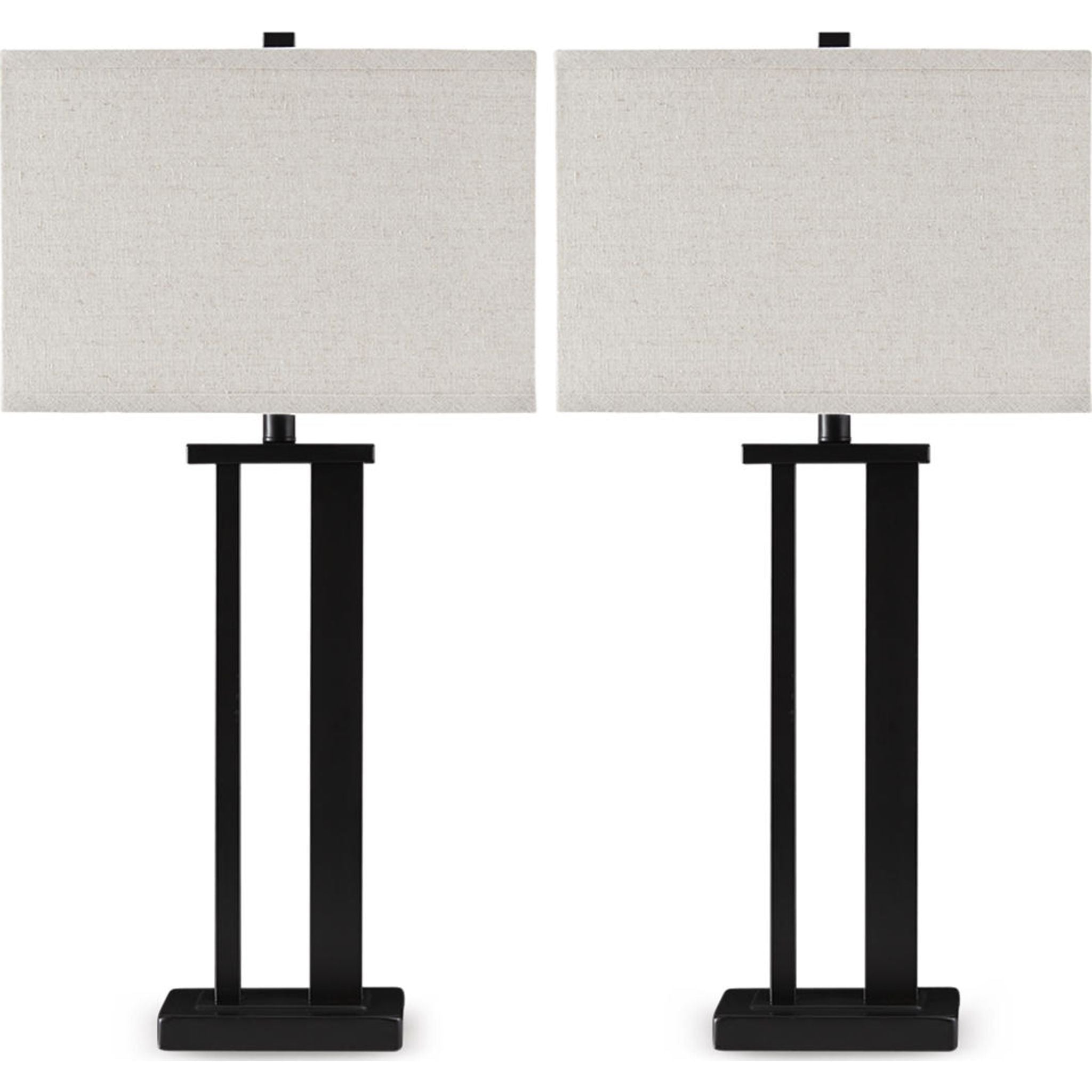 Aniela Table Lamp Pair - Silver Finish 8.5
