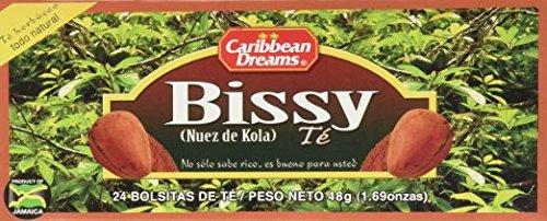 Caribbean Dreams Bissy Tea - 24 Tea Bags (Pack of 3) | Herbal Wellness Tea for Relaxation & Digestion | Perfect for Stress Relief & After-Meal Enjoyment