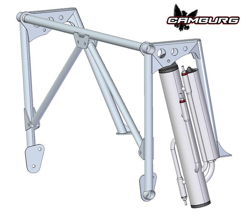 2005-2023 Toyota Tacoma 4WD Long Travel Rear Bedcage - Heavy Duty Off-Road Truck Accessory for Baja Racing & Overlanding Adventures