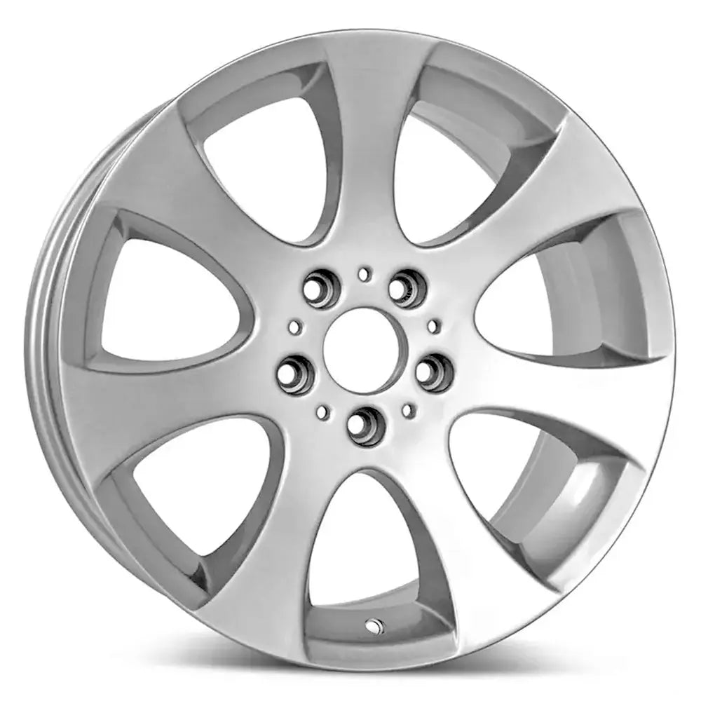 18 Inch BMW 3 Series Rear Wheel Replacement - Silver Replica Rim 59587 | Perfect for Car Upgrades & Customization