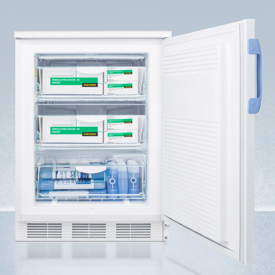 Accucold 24 Inch Wide Built-In All Freezer VT65MLBI7MED2 - Perfect for Home Kitchens, Restaurants & Commercial Use