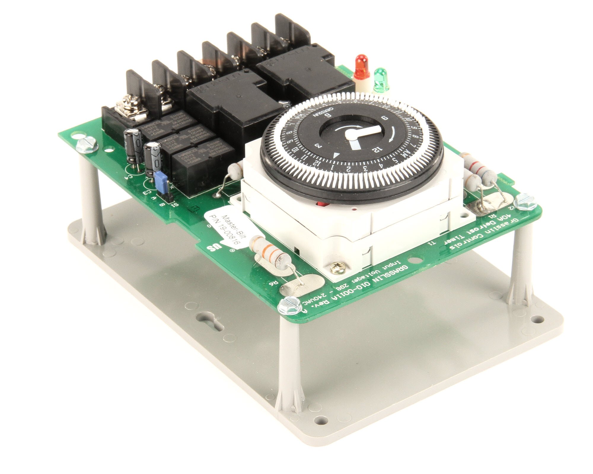 Master-Bilt 19-00816 Commercial Refrigeration Timer Unit with Bracket - Perfect for Walk-In Coolers, Freezers & Restaurant Equipment Maintenance