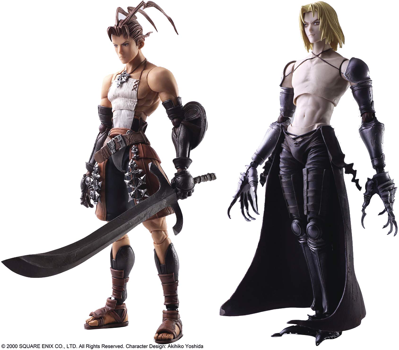 Square Enix Vagrant Story Ashley Riot & Sydney Losstarot Bring Arts Action Figure - Collectible Video Game Character Model for Display & Photography - Perfect for Anime Fans & RPG Collectors
