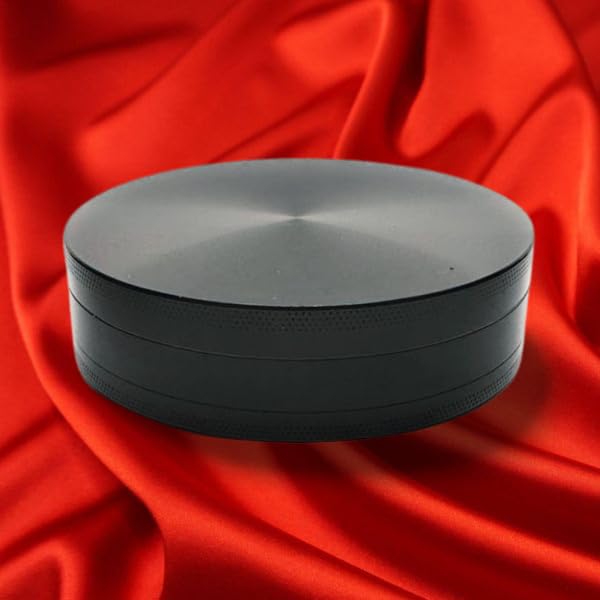 4 Inch Spice Grinder with Sharp Metal Teeth - Low Profile 1