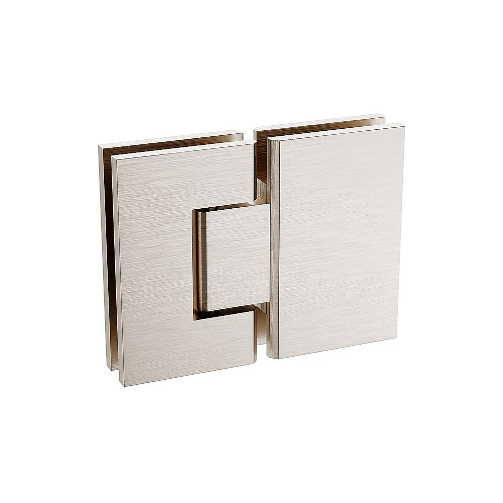 120cm Frameless Glass Bath Screen with Channel & Stainless Steel Hinges - Nickel Finish - Waterproof Shower Enclosure for Modern Bathrooms - Perfect for Small Spaces & Walk-in Showers