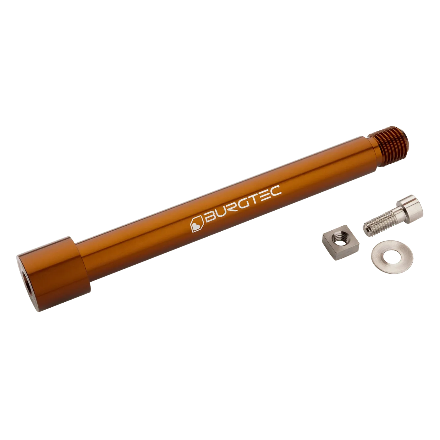 Burgtec Fox Boost Front Fork Axles 2021 - Premium MTB Bike Axle for Fox Forks - Perfect for Trail Riding, Downhill & Enduro Biking