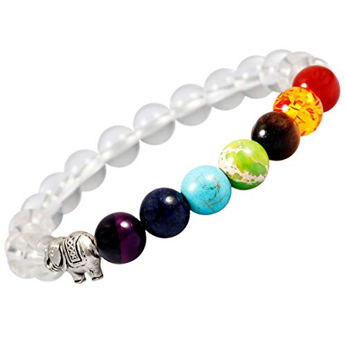 Rock Quartz & 7 Chakra Stone