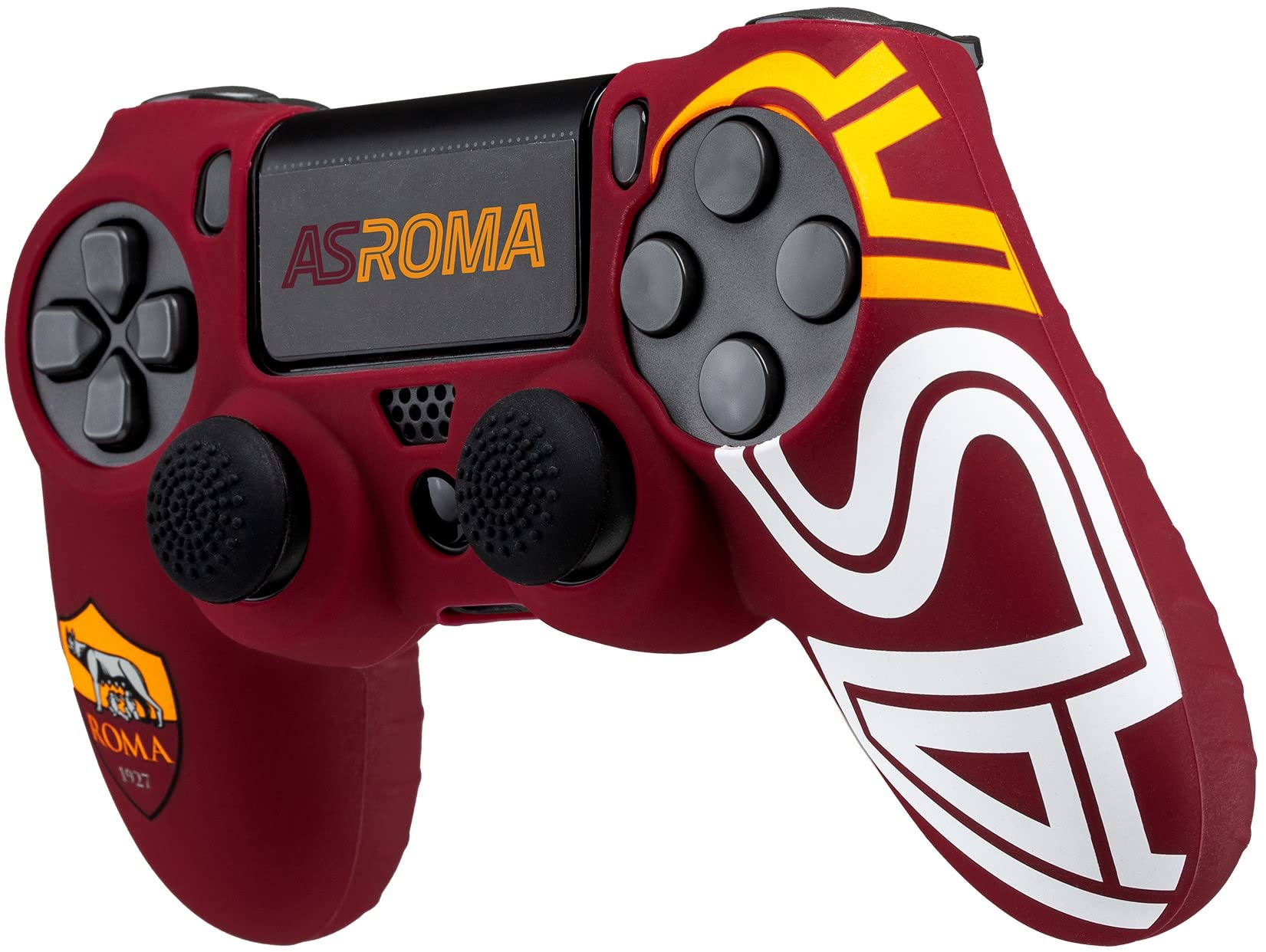AS Roma 4.0 Controller Skin - Custom PS4/PS5/Xbox One/Xbox Series X Gaming Skin Decal - Perfect for Gamers & Football Fans - Enhance Grip & Protect Your Controller from Scratches