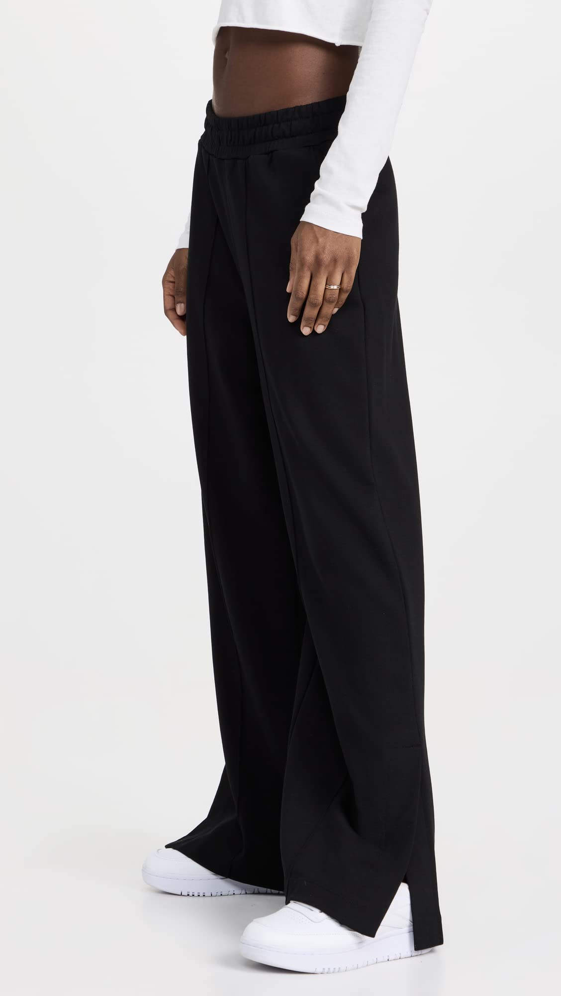 Sweaty Betty Women's After Class Side Split Crewneck Sweatshirt - Soft Casual Pullover for Yoga, Gym & Lounge Wear - Perfect for Workouts and Relaxation