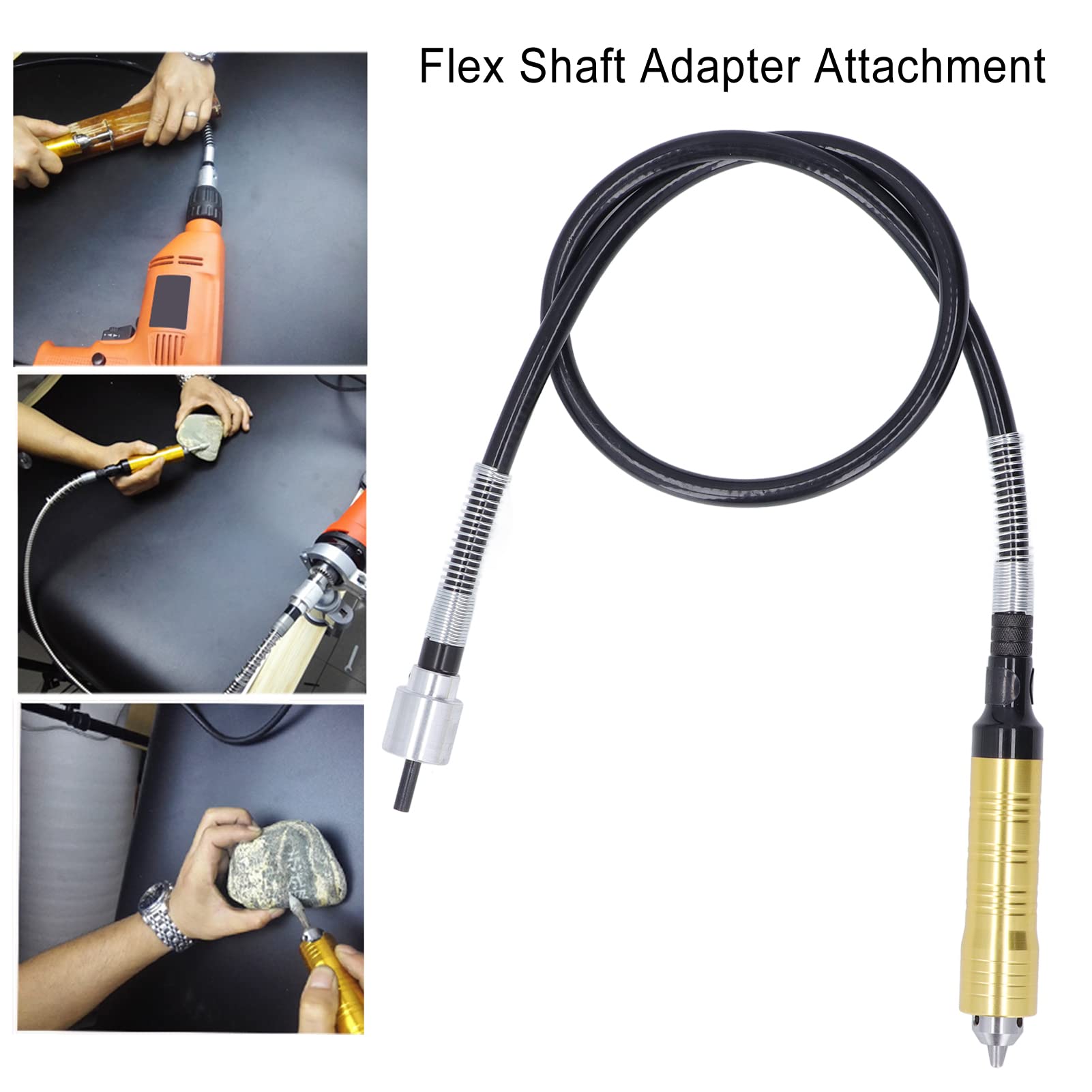10Pcs Flexible Shaft Adapter Set - Power Drill Extension Chuck Key Converter Attachment for Rotary Tools | Perfect for Tight Spaces & DIY Projects