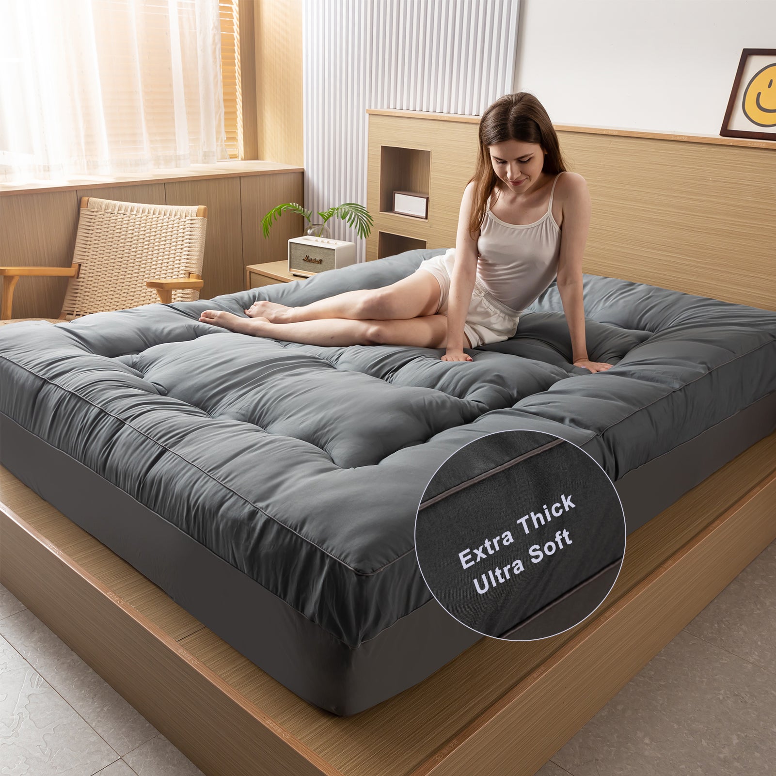 MAXYOYO Extra Thick 8-Inch Cooling Mattress Topper - 21