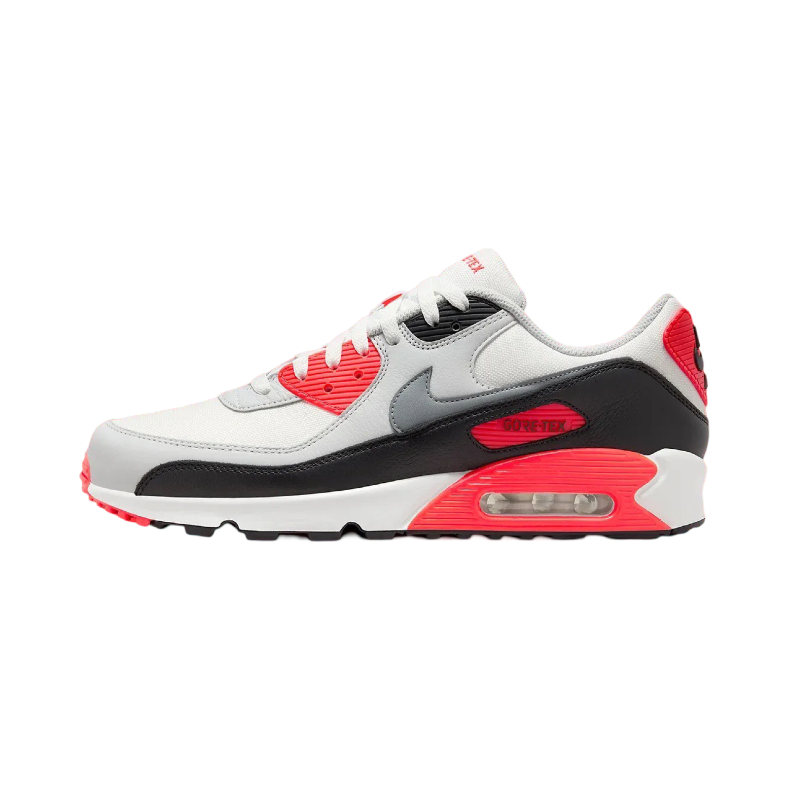 Nike Air Max 90 Gore-Tex Summit White Cool Grey Infrared - Waterproof Running Shoes for Men & Women - Perfect for Hiking, Jogging & Outdoor Adventures
