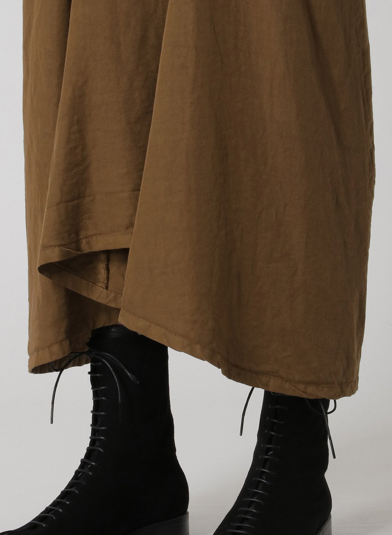 Organic Cotton Twill Garment Dyed Long Pocket Skirt for Women - Casual Boho Style Skirt for Everyday Wear, Travel & Outdoor Activities