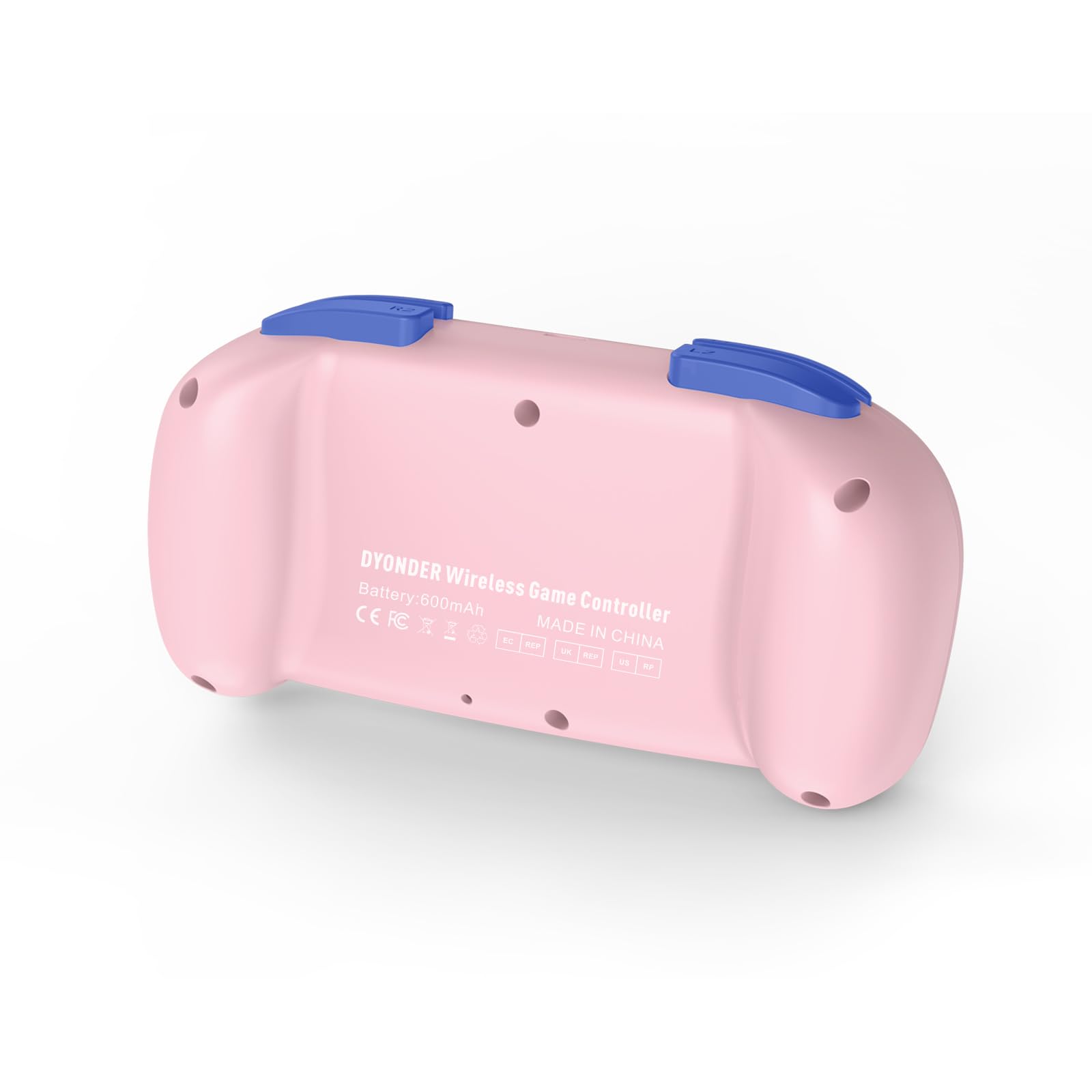 Wireless PS4 Controller, Mini Gamepad Compatible with PlayStation 4 & PC Windows 10/8/7 - Dual Vibration, 6-Axis Motion Sensor, Audio Support (Pink) - Perfect for Gaming, Streaming & Casual Play
