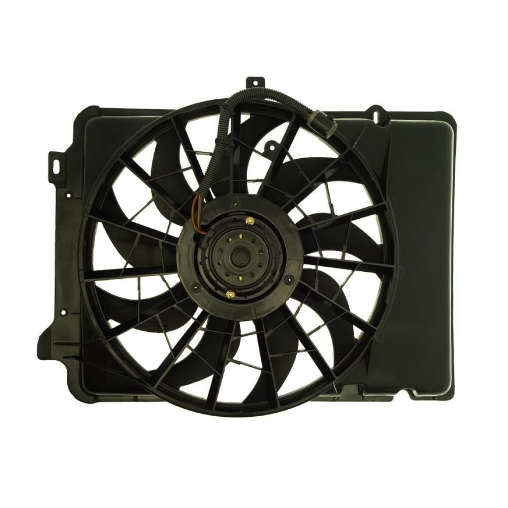 1992-1995 Ford Taurus & Mercury Sable 3.8L Cooling Fan Assembly Replacement for Radiator & A/C Condenser - Compatible with FO3115114, F4DZ 8C607 CA | Perfect for Engine Cooling System Repair & Maintenance