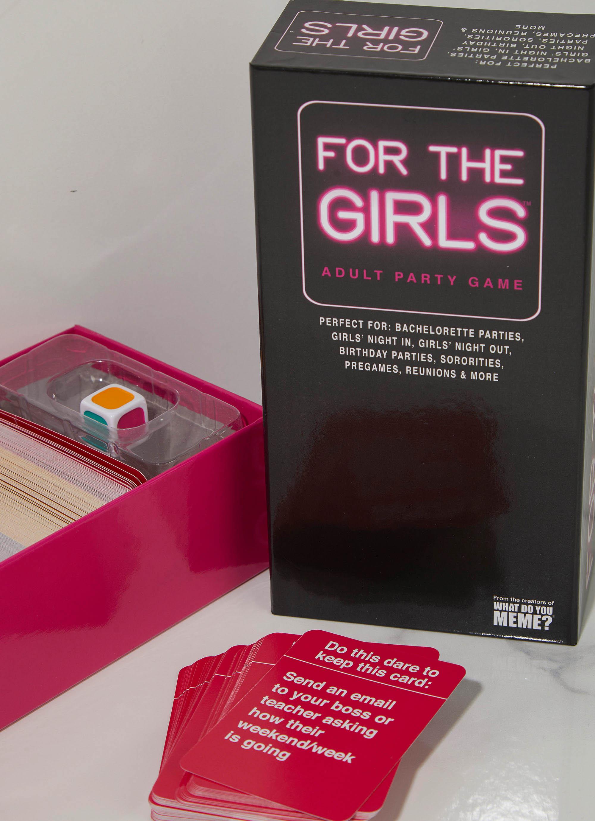 For The Girls Card Game - Fun Multiplayer Party Game for Women & Girls | Perfect for Girls' Night, Bachelorette Parties & Family Game Nights