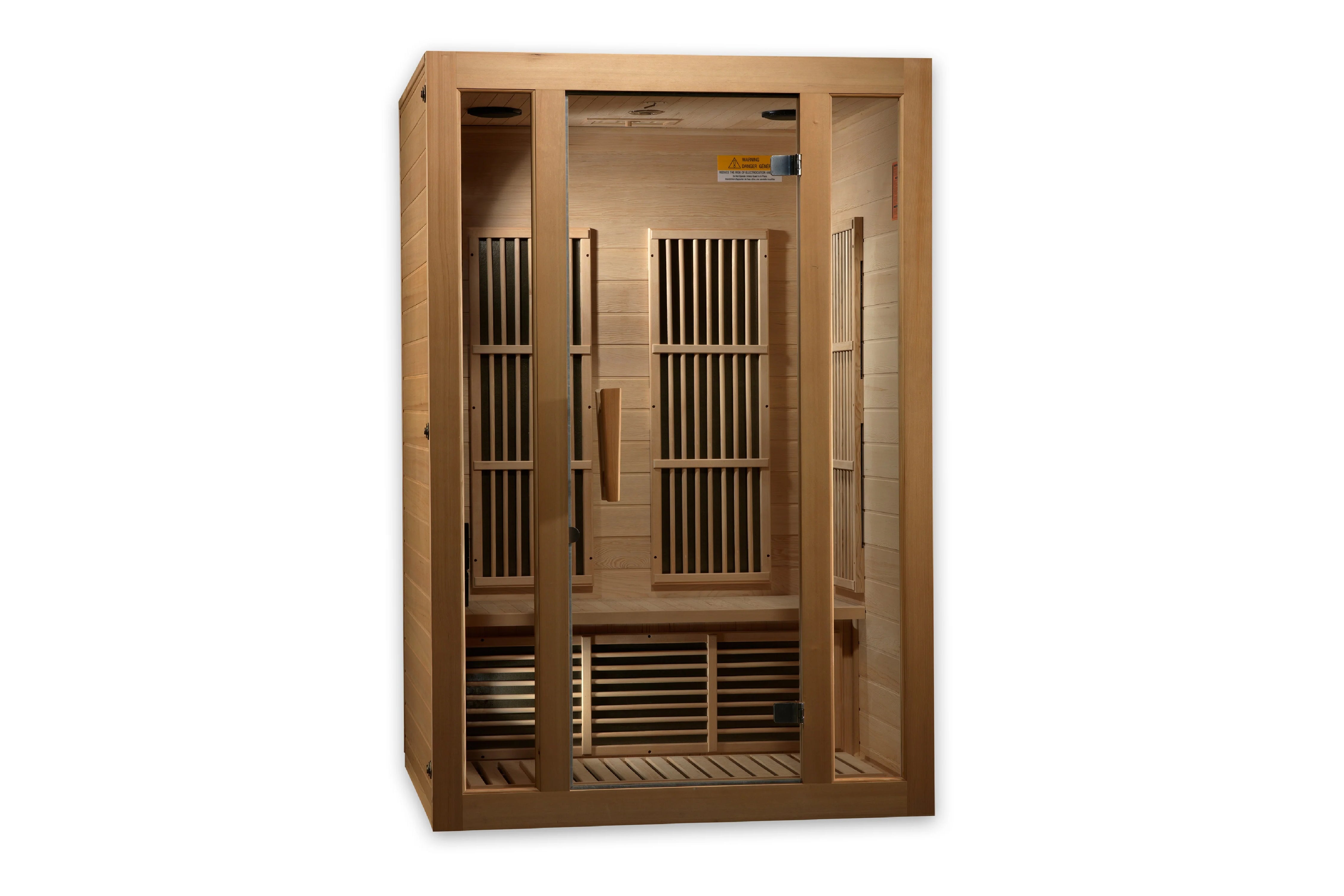 Maxxus Seattle 2 Person Low EMF FAR Infrared Sauna for Home Spa Relaxation & Detox - Perfect for Small Spaces & Wellness Retreats (Summer Sale)