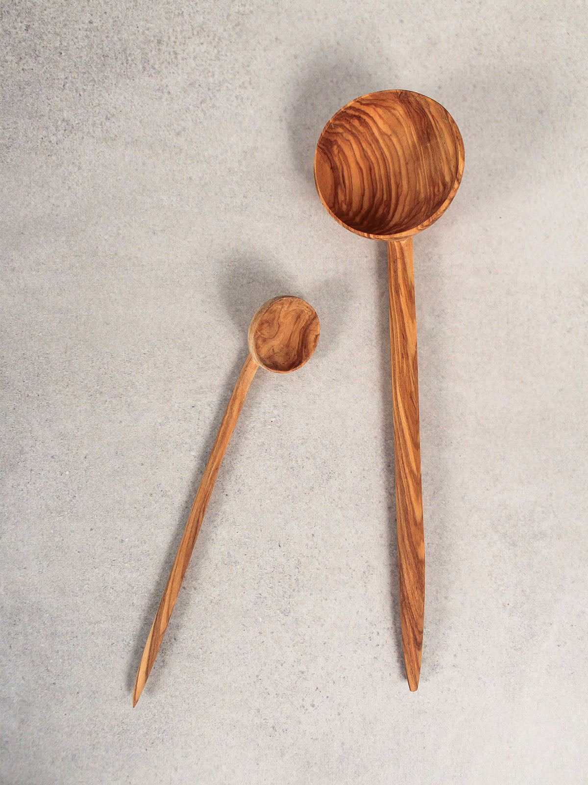 Premium Olive Wood Spoon Set - Handcrafted, Eco-Friendly Kitchen Utensils for Cooking, Baking & Serving - Perfect for Home Chefs & Gourmet Cooking
