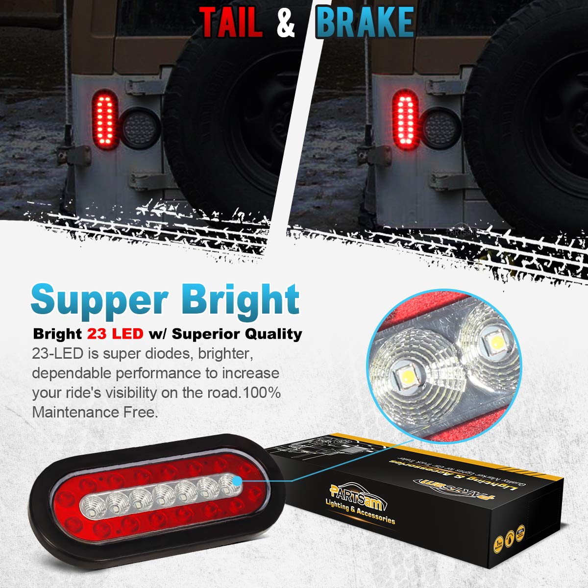 Partsam 2-Pack 6.3