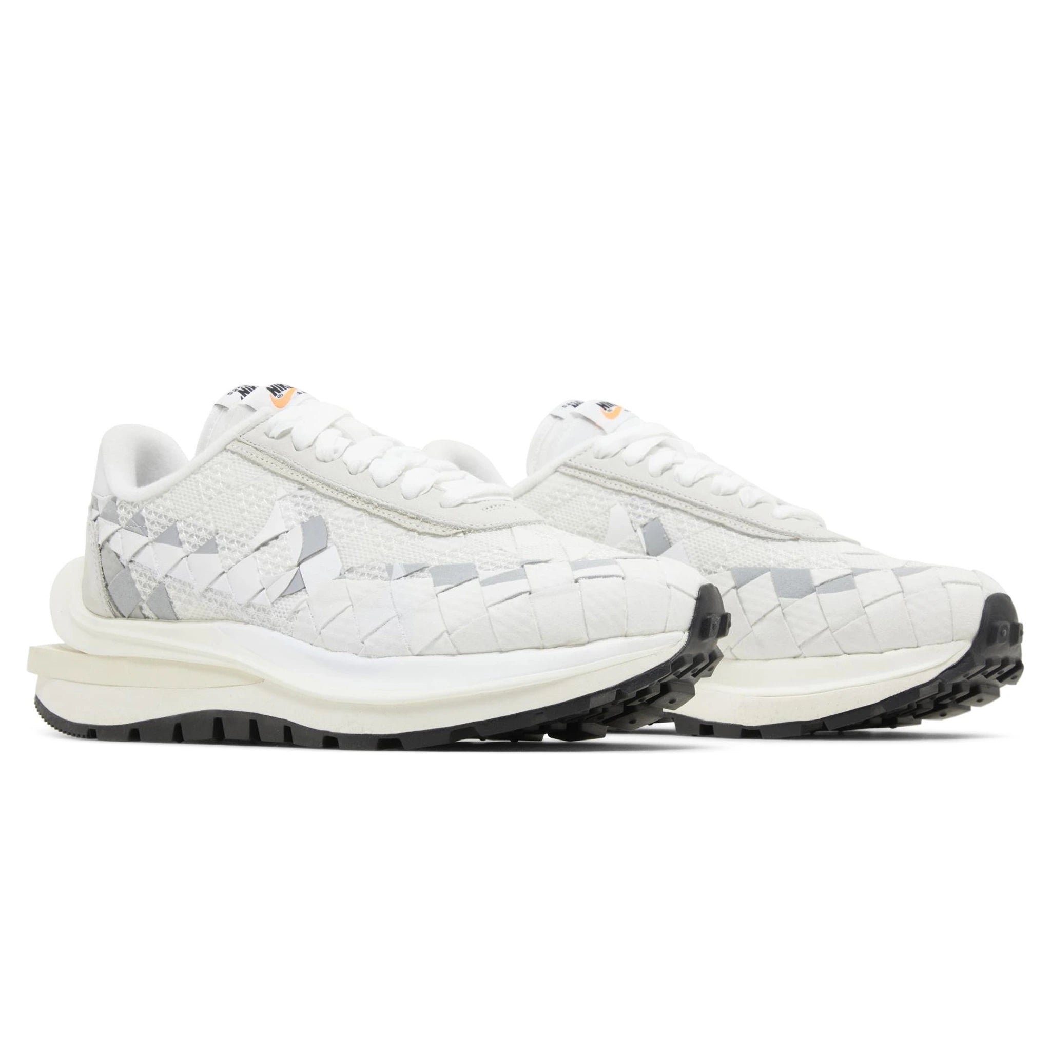 Nike x Sacai x Jean Paul Gaultier Woven White Sneakers - Limited Edition Collab Shoes for Men & Women - Perfect for Streetwear Fashion & Casual Outfits