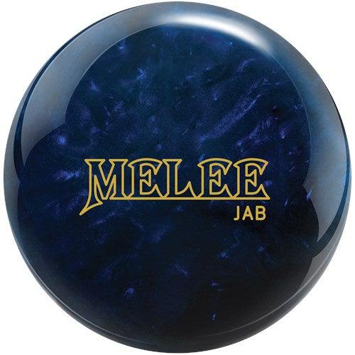 Brunswick Melee Jab Midnight Blue Bowling Ball - High Performance Reactive Resin for Strikes & Spares | Perfect for League Play & Tournaments