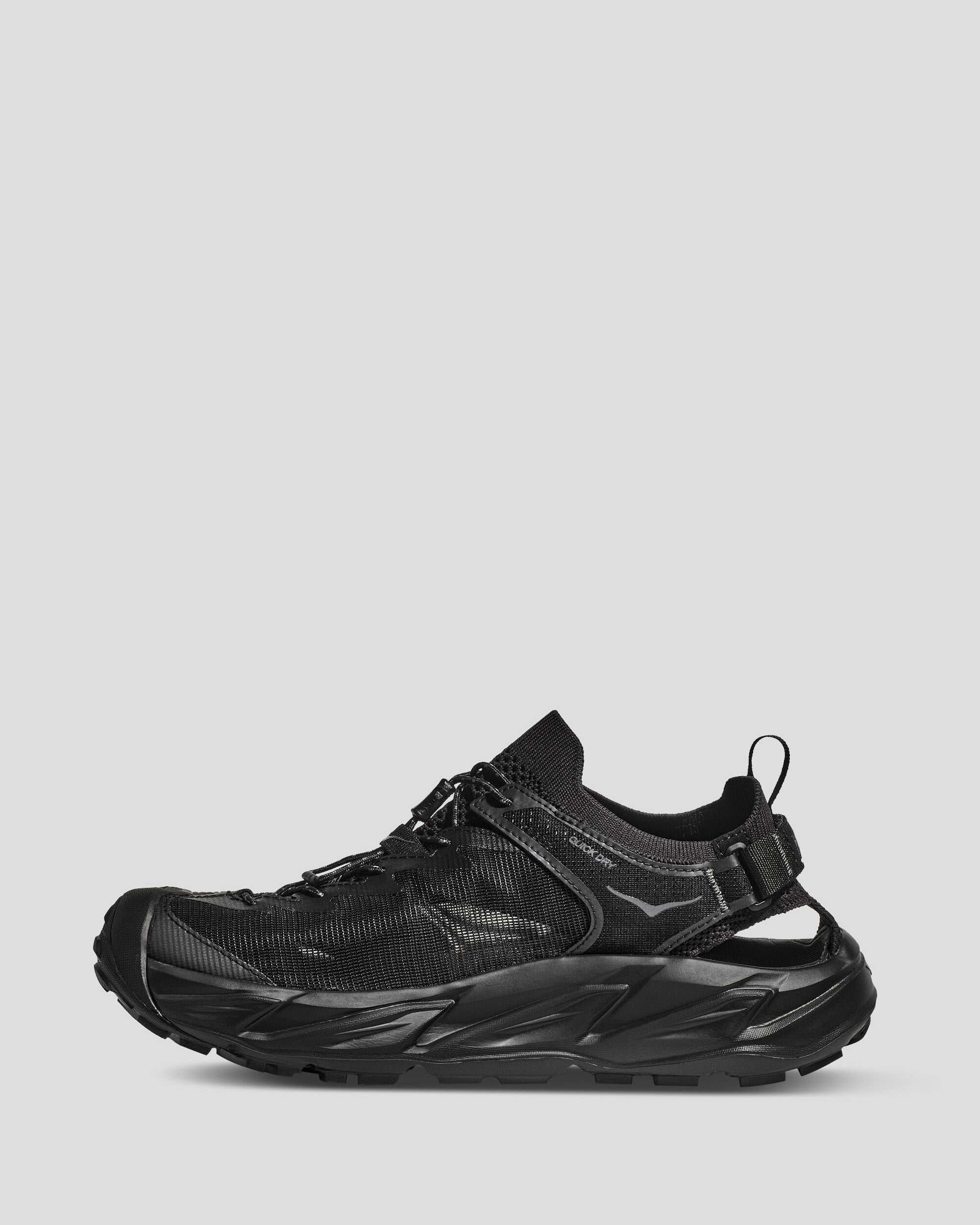 Hoka Hopara Men's Sandals - Lightweight & Comfortable Black Water Shoes for Hiking, Beach & Outdoor Adventures