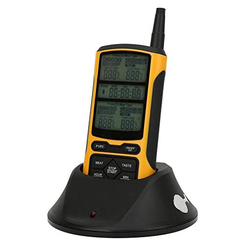 EVTSCAN Dual Probe Wireless BBQ Thermometer - Digital Meat Thermometer for Grilling, Smoking, Roasting - Kitchen Cooking Accessories for Indoor & Outdoor Use