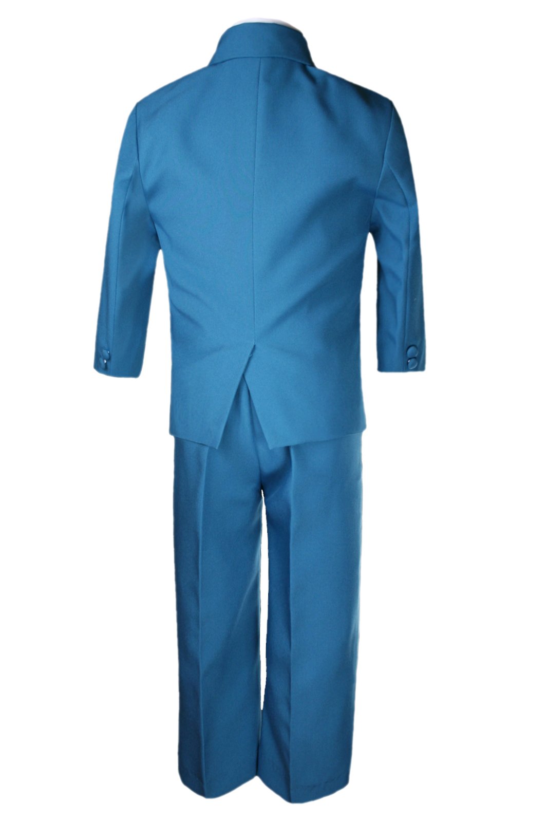 Elegant Boys' Teal Green Vest & Tuxedo Suit Set for Weddings | Formal Attire for Infants to Teens | Perfect for Weddings, Parties & Special Occasions