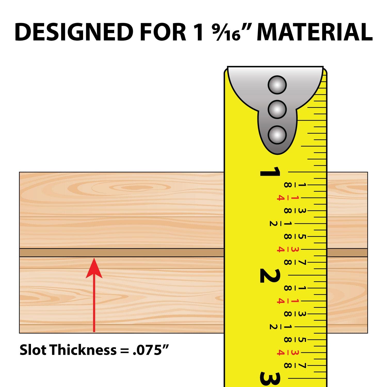 Outwater 1-9/16 Inch White Flexible Polyethylene T-Molding - Center Barb Tee Moulding for Flooring Transitions (250 Foot Coil) - Perfect for DIY Home Improvement, Laminate & Hardwood Floor Installation