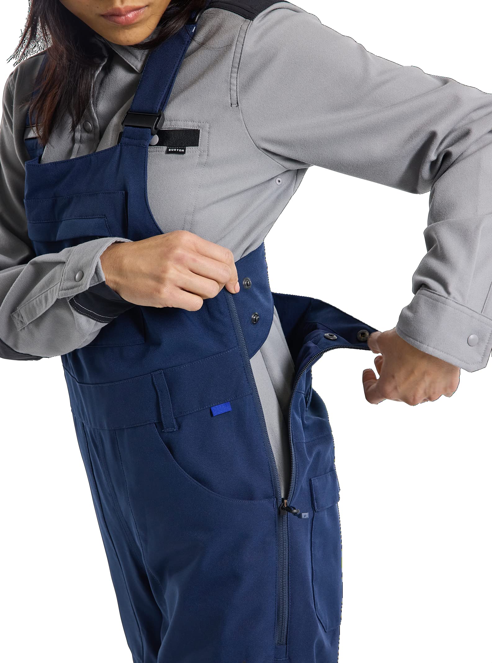 Burton Women's Avalon 2L Bib Pants - Waterproof Snowboard Bibs for Women - Winter Skiing, Snowboarding & Outdoor Activities