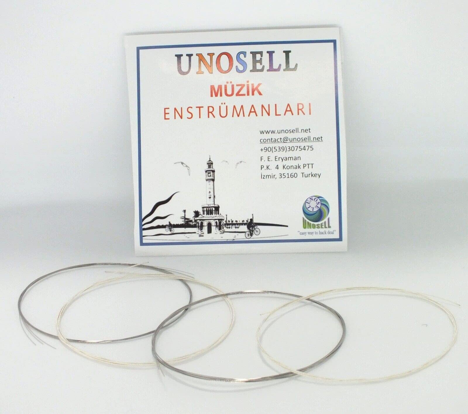 3-Pack Turkish Saz Strings Set - 0.18mm Short Neck Saz Strings for Professional Musicians | Perfect for Live Performances, Studio Recording & Traditional Turkish Music Practice