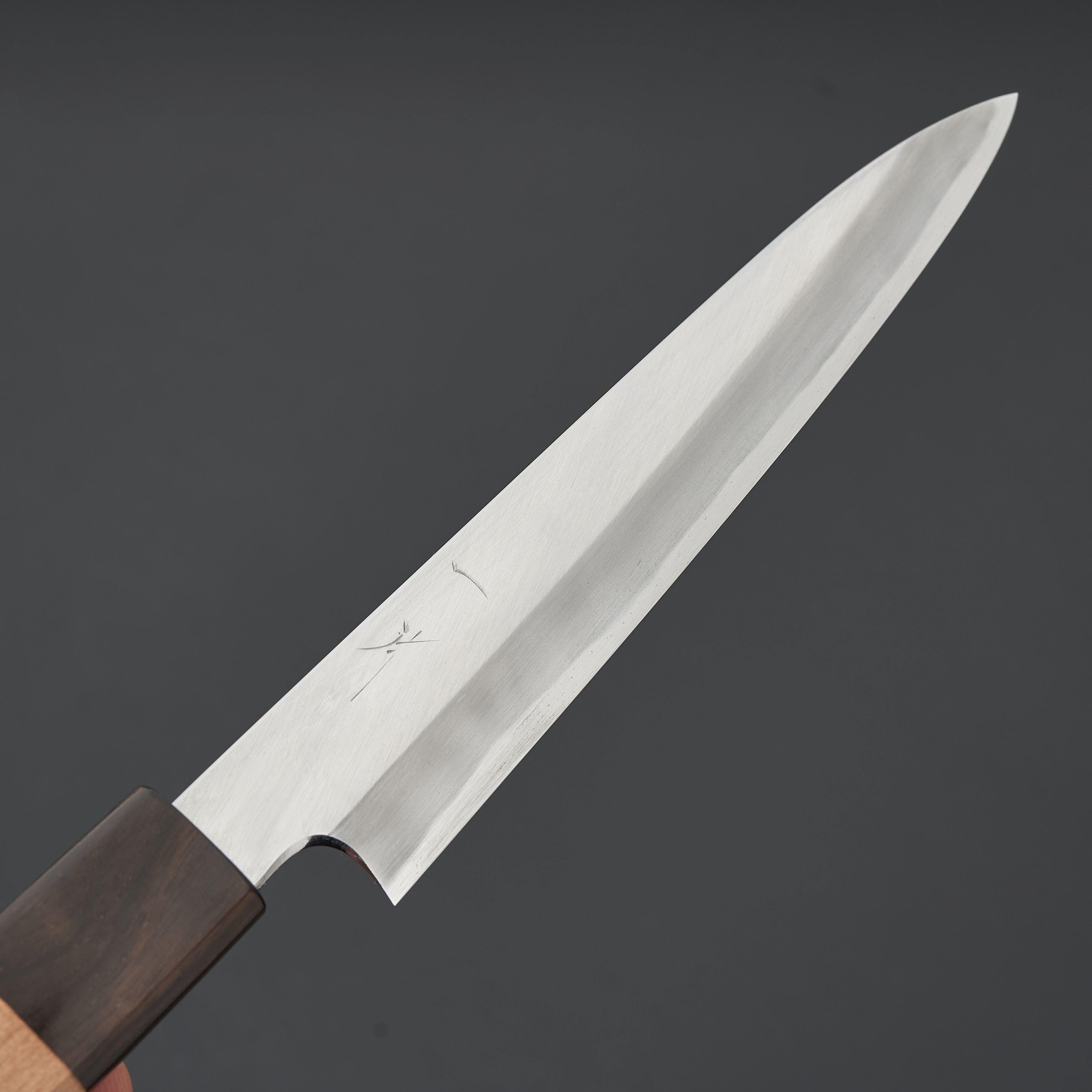 Hitohira Kikuchiyo Kyuzo White #2 Migaki Petty Knife 150mm - Japanese Chef Knife with Cherry Wood Handle - Perfect for Slicing, Peeling & Precision Kitchen Tasks