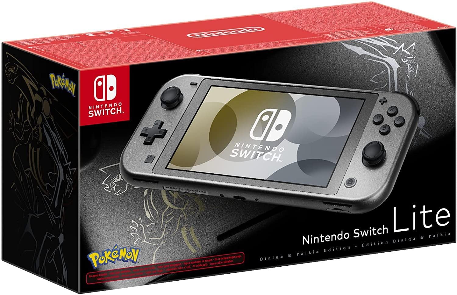 Nintendo Switch Lite Dialga & Palkia Edition - Limited Edition Handheld Gaming Console - Portable Gaming for Travel & Commute - Perfect Gift for Pokemon Fans