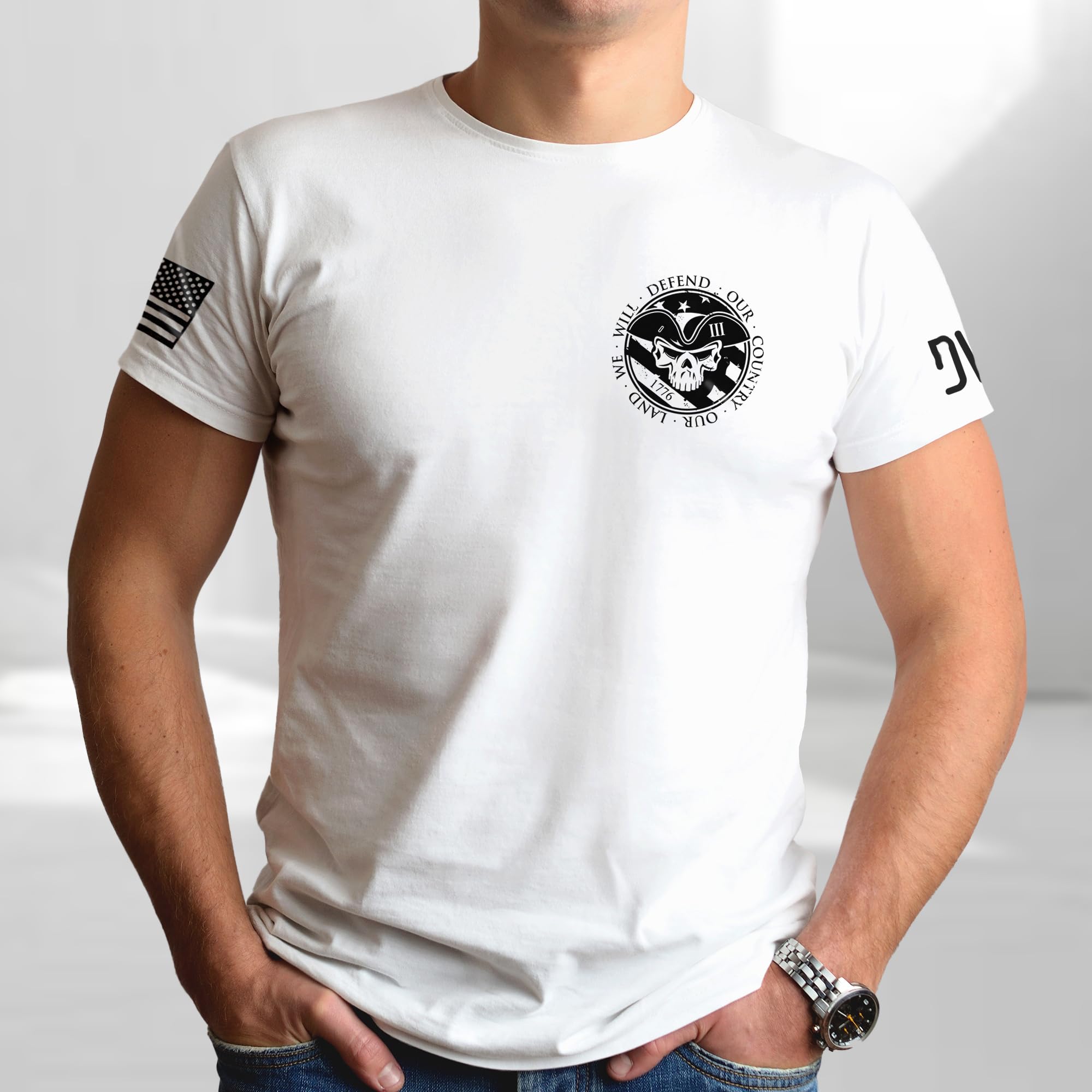 American Flag Patriotic Graphic T-Shirts for Men | Comfortable Cotton Tee for Casual Wear, 4th of July Celebrations & Everyday Outfits
