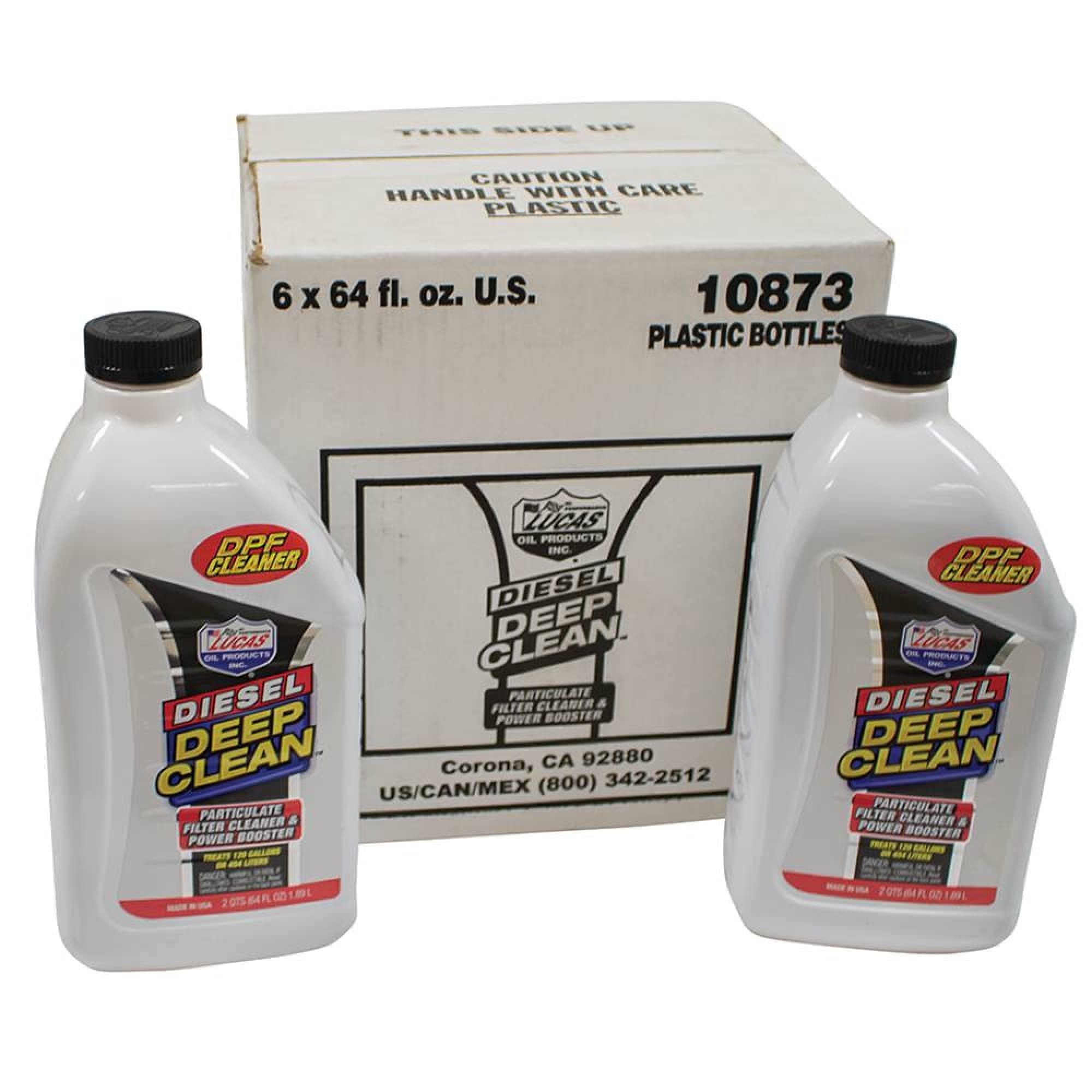 Stens New Diesel Deep Clean Fuel System Treatment for Lucas Oil 10873 - Improves Engine Performance & Cleans Injectors for Trucks, Heavy Equipment & Marine Engines