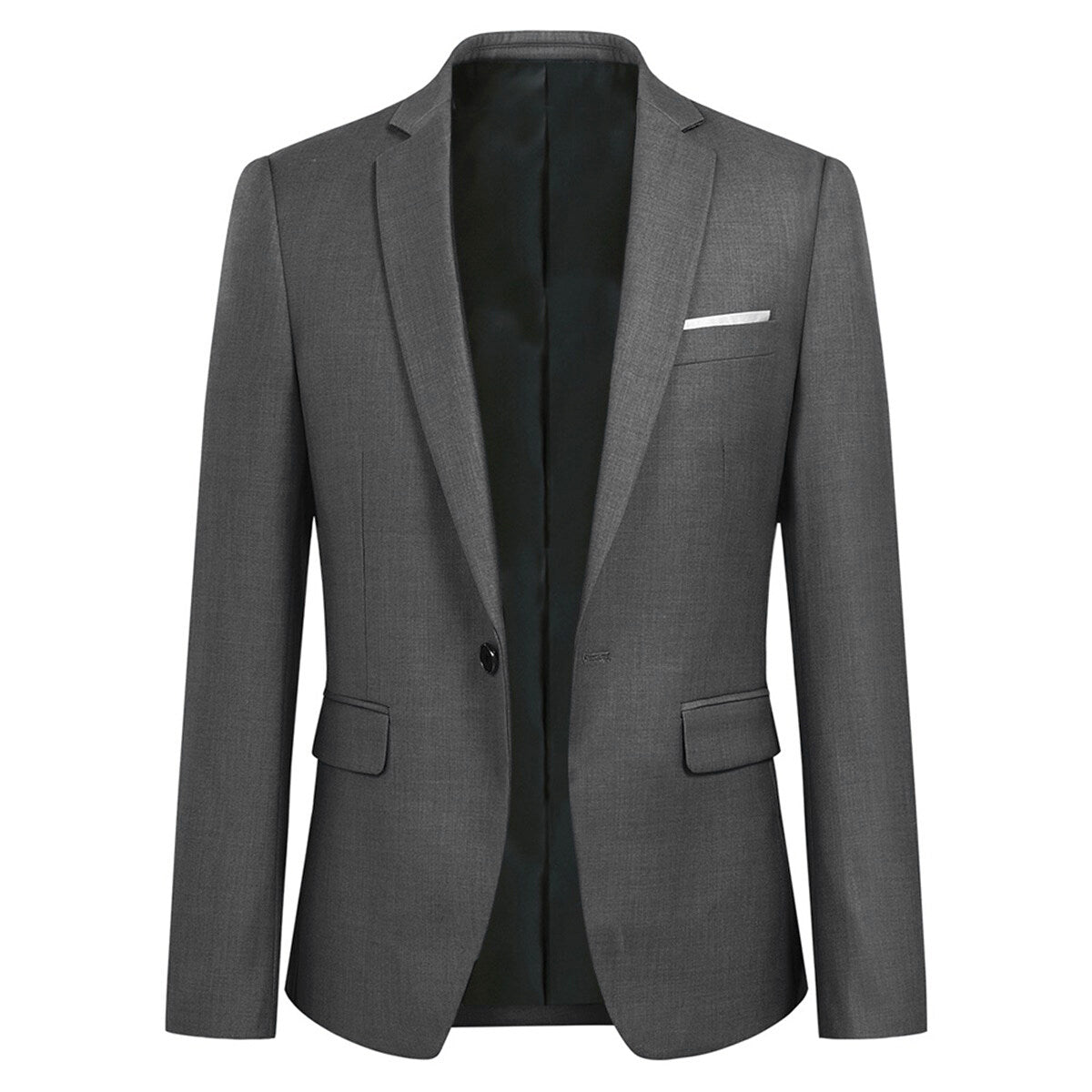 Stylish Grey One Button Casual Blazer for Women - Perfect for Office Wear, Business Meetings & Smart Casual Outfits
