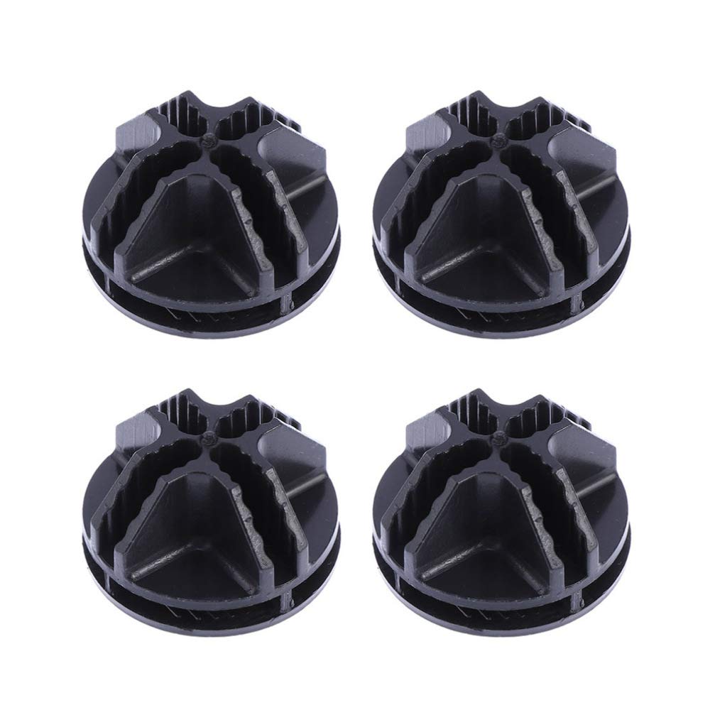 IMIKEYA 40pcs Black Wire Cube Plastic Connectors - Mesh Snap Organizer for Wire Grid Storage Shelves, Modular Closet & DIY Storage Solutions - Perfect for Home Organization, Garage Shelving and Office Storage