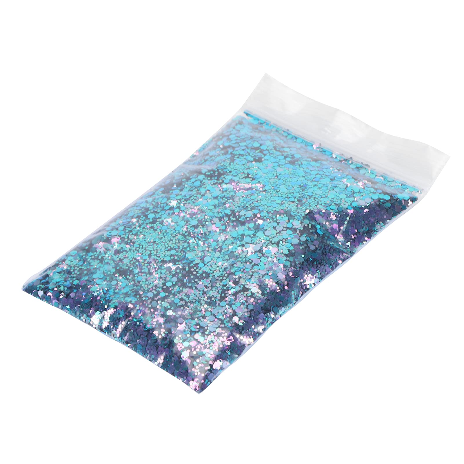 Hexagonal Nail Glitter Sequins - 50g Mixed Flakes for DIY Nail Art, Face & Body Decoration | Perfect for Manicures, Crafts & Festival Makeup