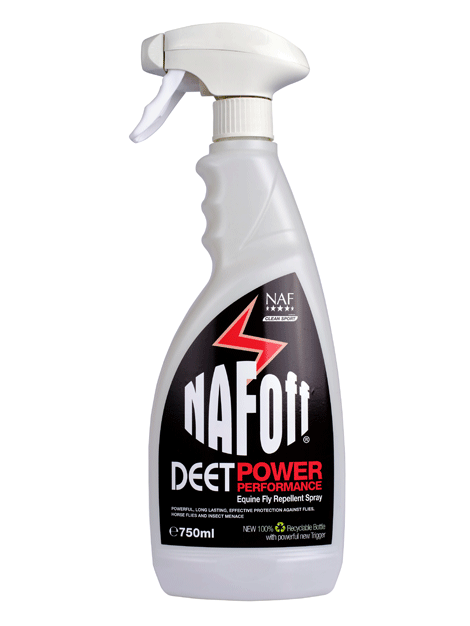 NAF DEET Power Insect Repellent Spray - Long Lasting Mosquito & Bug Protection for Outdoor Activities, Camping, Hiking & Travel
