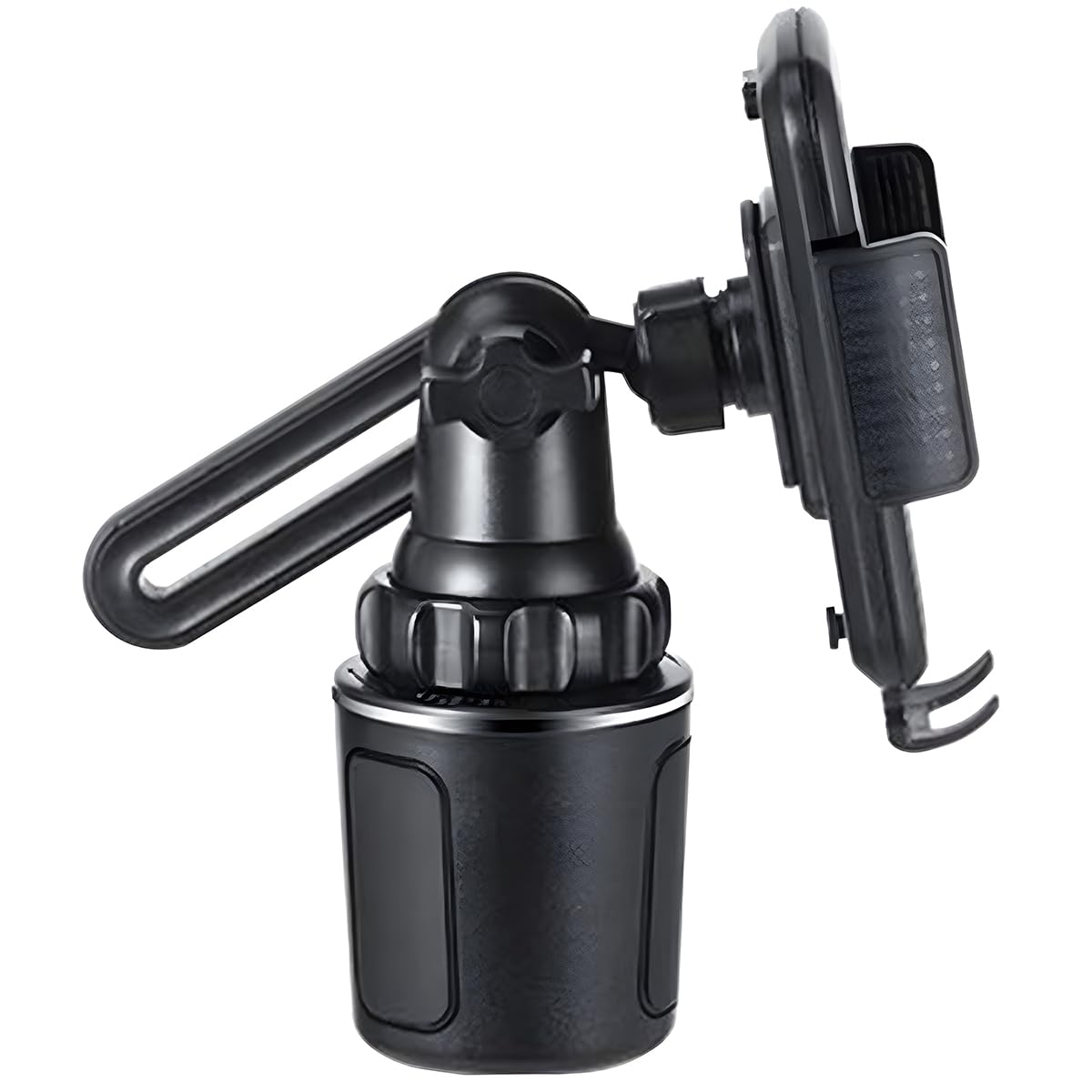Universal Adjustable Gooseneck Car Cup Holder Phone Mount - 360° Rotatable Cell Phone Stand for All Vehicles, Trucks & SUVs | Perfect for Hands-Free Navigation, Streaming & Safe Driving