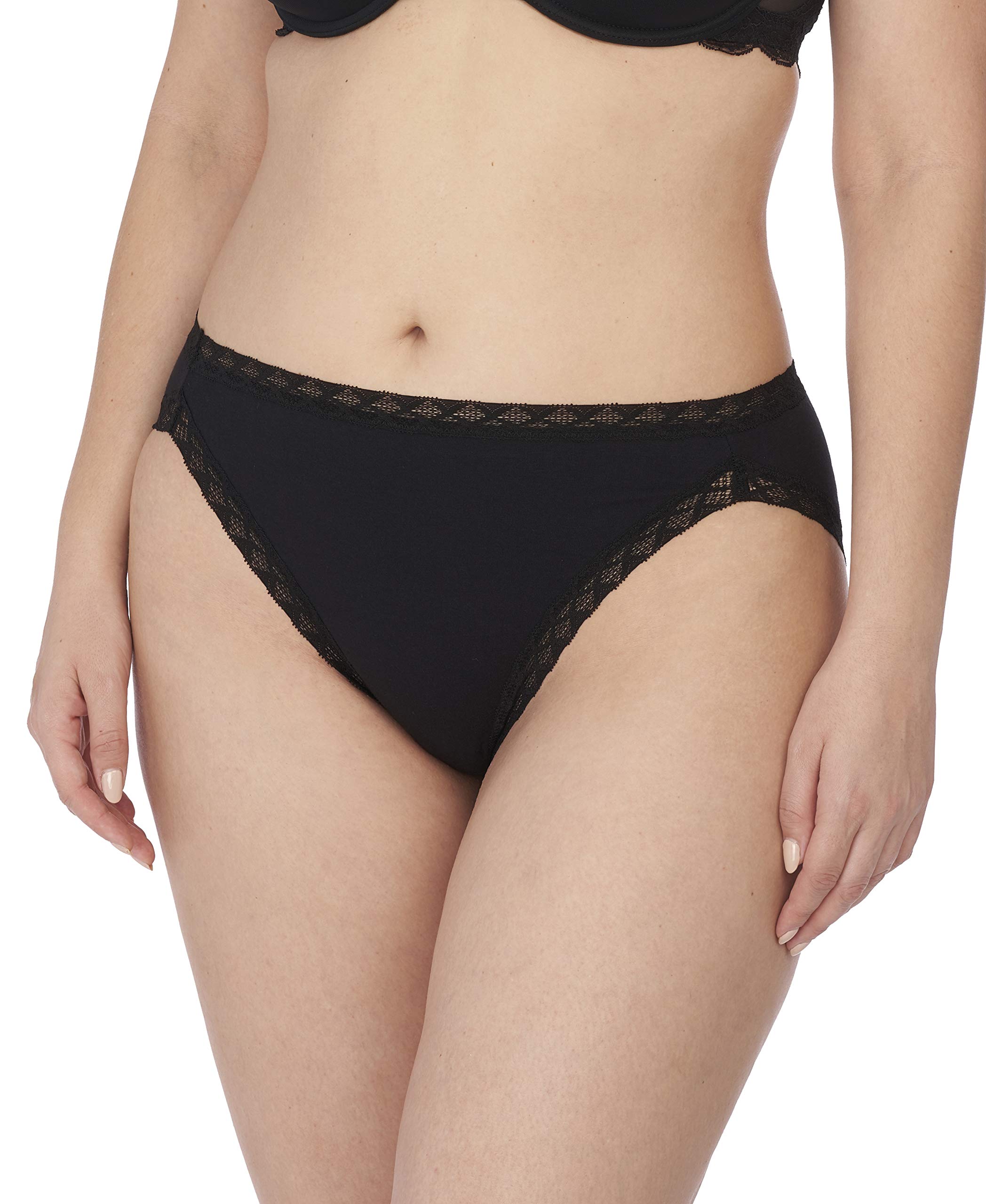 Natori Women's Bliss French Cut Underwear 3-Pack - Soft Cotton Briefs for Everyday Comfort | Perfect for Work, Travel & Lounge Wear